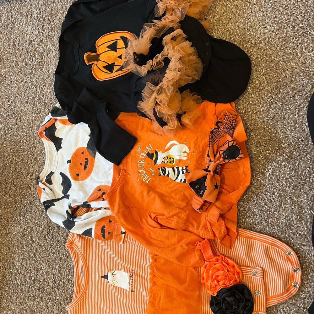 6-9 month Halloween baby girl outfits